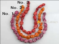 Colorful free shape turquoise strand wholesale online