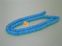 Wholesale 12mm light blue button shape Turquoise strands