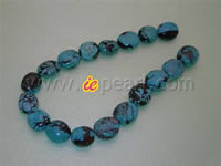 Wholesale 20*21mm oval turquoise strands in low price