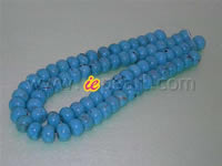Wholesale 16mm blue flat snowflake Turquoise strands online