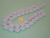 Wholesale 20mm coin-shape white Turquoise strands online
