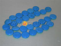 Wholesale 30mm blue coin shape turquoise strands online