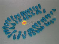 blue side-drilled tear-drop turquoise strands wholesale